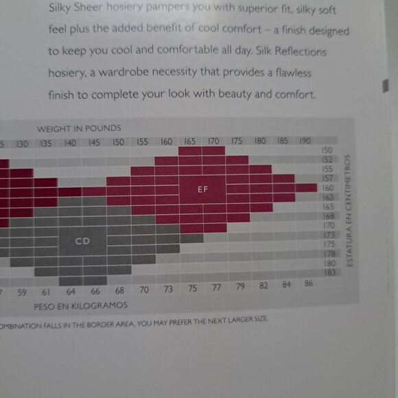 Hanes Silk Reflections Silky Sheer Pantyhose Non-Control Top AB Brown - Picture 11 of 14